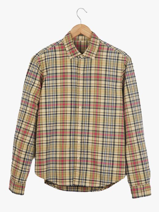 Yellow Orange Madras Shirt